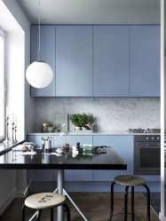 تصميم المطبخ الأزرق: ما أسلوب الاتصال؟ 170+ صور من مجموعات الداخلية لا تصدق