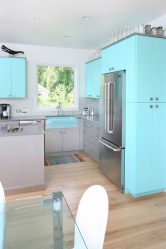 Blaues Küchendesign: Welchen Stil kontaktieren Sie? 170+ Fotos unglaublicher Innenraumkombinationen