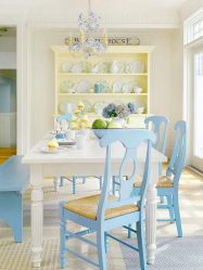 الأزرق: زن اللون في الداخل لتحقيق الصفاء. 210+ (صور) مجموعات ملونة في المطبخ ، في غرفة المعيشة ، في غرفة النوم