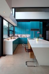 Mavi: Huzur sağlamak için iç mekanda Zen rengi. 210+ (Fotoğraflar) Mutfakta, oturma odasında, yatak odasında renk kombinasyonları