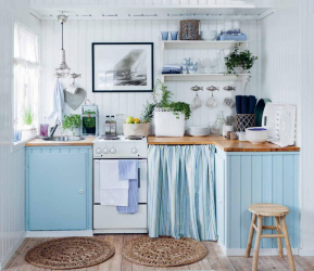 Blue: Zen color in the interior to achieve serenity. 210+ (Photos) Color combinations in the kitchen, in the living room, in the bedroom