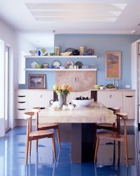 สีฟ้า: สีเซนในการตกแต่งภายในเพื่อให้เกิดความสงบสุข 210+ (ภาพถ่าย) การผสมสีในห้องครัวในห้องนั่งเล่นในห้องนอน