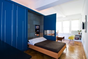Wohnzimmer und Schlafzimmer in einem Raum aufteilen (235+ Designfotos): Nutzen Sie den Raum mit Vorteil und Komfort