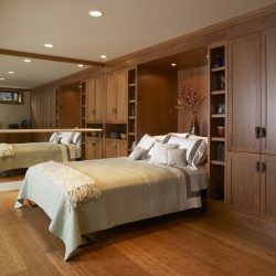การแบ่งเขตห้องนั่งเล่นและห้องนอนในห้องเดียวกัน (235 ภาพการออกแบบ): ใช้พื้นที่ที่มีประโยชน์และความสะดวกสบาย