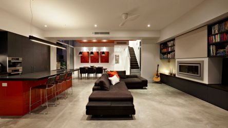 غرفة المعيشة تصميم المطبخ في منزل خاص (200+ صور): تقنيات التصميم وأساليب الميزانية للتحول