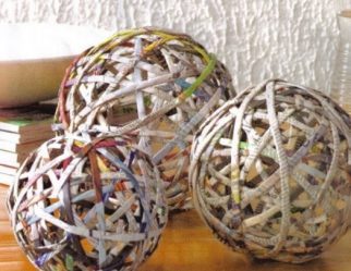 How to make beautiful balls for the new 2019 with their own hands? Interesting and voluminous Crafts (115+ Photos). 9 step-by-step master classes