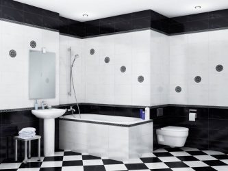 Endbearbeitungsoptionen für die Badezimmerfliese (175+ Fotos). Erstellen Sie ein Design, an das Sie sich erinnern werden