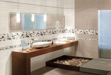 Opciones de acabado para los azulejos del baño (175+ fotos). Crea un diseño que será recordado.
