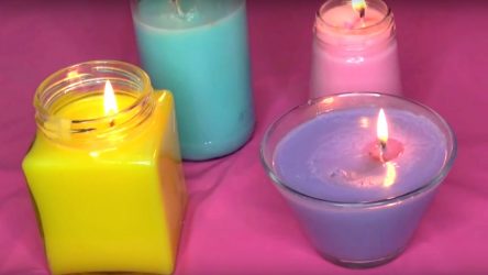 집에서 손으로 촛불을 만드는 법? 재미있는 워크샵 (155 개 이상의 사진)