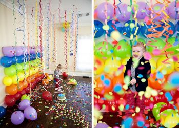 كيفية تزيين الغرفة لعيد ميلاد الطفل بيديه؟ (180+ أفكار صور) نقوم بها وفقًا لاحتياجات العمر