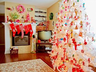Como interessante, elegante e original para decorar um quarto para o Ano Novo de 2019 com suas próprias mãos (mais de 230 fotos): Incrivelmente belo interior características em cada casa