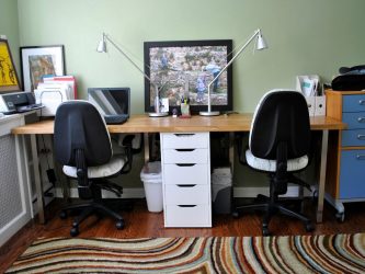 Hoe een bureau met laden en een plank te kiezen: (190+ foto's) Organiseer praktisch de ruimte