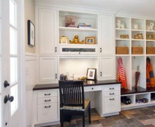 So wählen Sie einen Schreibtisch mit Schubladen und einem Regal: (190+ Fotos) Organisieren Sie den Raum praktisch