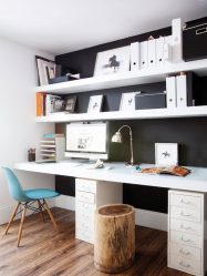 Как да изберем бюро с чекмеджета и рафт: (190+ снимки) Практически организирайте пространството