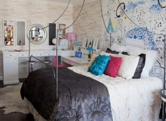جدار من الطوب في الداخل - طريقة رائعة لتحويل منزلك (260+ صور). مزيج في غرفة المعيشة ، في المطبخ ، في غرفة النوم
