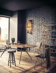 Bức tường gạch trong nội thất - Một cách ngoạn mục để biến đổi ngôi nhà của bạn (260+ Ảnh). Sự kết hợp trong phòng khách, trong nhà bếp, trong phòng ngủ