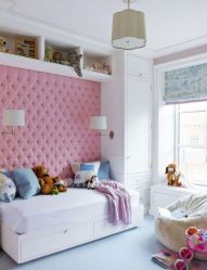 소녀를위한 어린이 방 디자인 : 밝고 기억에 남는 인테리어의 150 개 이상의 사진