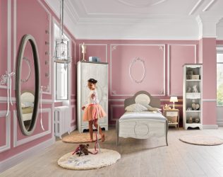 Bir kız için çocuk odası tasarımı: 150+ Aydınlık ve unutulmaz iç mekanların fotoğrafları