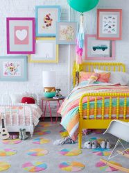 소녀를위한 어린이 방 디자인 : 밝고 기억에 남는 인테리어의 150 개 이상의 사진