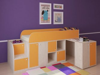 Αττικό κρεβάτι με χώρο εργασίας (165+ φωτογραφίες): Πρωτότυπες ιδέες για μικρά δωμάτια