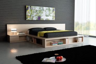아파트의 침대 연단 : 205+ (사진) 인테리어에 대한 아이디어 및 권장 사항 (서랍, 풀 아웃 침대, 틈새 사용)