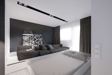 Pódio de cama no apartamento: 205 + (Foto) Idéias e recomendações para o interior (com gavetas, com uma bicama, em um nicho)