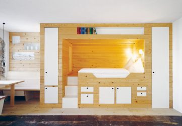 Легло подиум в апартамента: 205+ (Снимка) Идеи и препоръки за интериора (с чекмеджета, с разтегателно легло, в ниша)