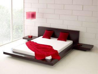 Dairede yataklı podyum: 205+ (Fotoğraf) İç mekan için fikir ve tavsiyeler (çekmeceli, çekmeceli, niş içinde)