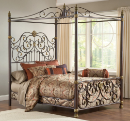 Design de cama de luxo com um dossel para o conforto romântico. 160+ (Fotos) para quartos para adultos e crianças (+ Avaliações)