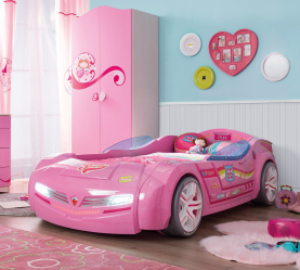 Cómo agregar pasas al vivero: una cama en forma de automóvil para niños y niñas (más de 85 fotos). Características de uso en el interior.