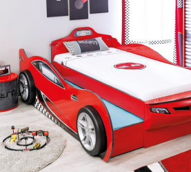 How to add raisins to the nursery: a bed in the form of a car for boys and girls (85+ Photos). Features of use in the interior