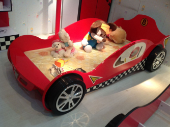 Как да добавите стафиди в детската стая: легло под формата на кола за момчета и момичета (85+ снимки).Удобства в интериора