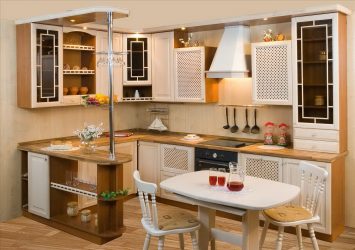 Design de cozinha com um bar (220+ fotos) - Capacidade de criar um interior bonito e moderno