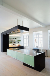 Reka bentuk dapur dengan sebuah pulau: Ciri-ciri perancangan moden (170+ Foto)