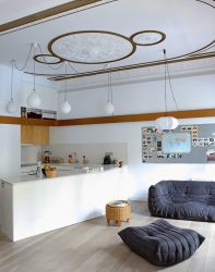 Intérieur de la cuisine combiné avec le salon (180+ Photos): astuces de conception et secrets de placement