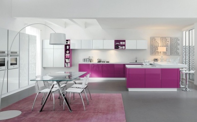 Ẩm thực Violet: một tinh thần hấp dẫn hay hào quang của hòa bình? 170+ (Ảnh) cho thiết kế nội thất hoàn hảo