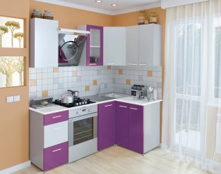 La cocina violeta: ¿un espíritu fascinante o aura de paz? 170+ (fotos) para un diseño interior impecable