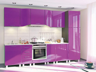 La cuisine violette: un esprit fascinant ou une aura de paix? 170+ (Photos) pour un aménagement intérieur irréprochable