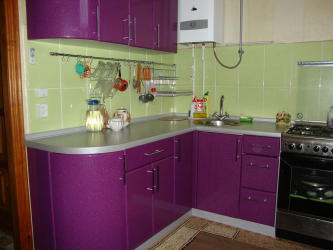 Cozinha Violeta: um espírito fascinante ou aura de paz? 170+ (fotos) para design de interiores impecável