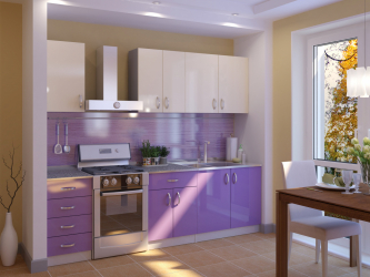 Bucătăria violetă: un spirit fascinant sau o aură de pace? 170+ (Fotografii) pentru design interior impecabil