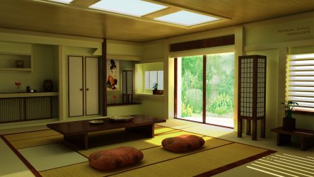 Design de l'appartement dans le style japonais: Calmez votre maison. 220+ (Photos) Intérieurs dans différentes pièces (cuisine, salon, salle de bain)