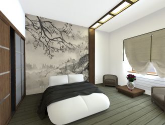 Design do apartamento no estilo japonês: Acalme sua casa. 220+ (Fotos) Interiores em quartos diferentes (cozinha, sala de estar, banheiro)