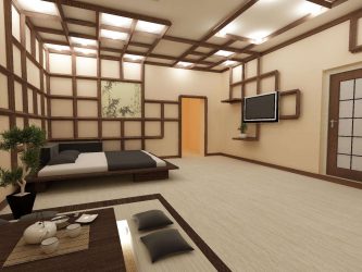 Designul apartamentului în stil japonez: Calmează-ți casa. 220+ (Fotografii) Interioare in camere diferite (bucatarie, living, baie)