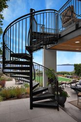290+ photos de belles options pour les escaliers au deuxième étage dans une maison privée (bois, métal, béton)