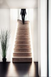290+ Fotos de belas Opções de escadas para o segundo andar em uma casa particular (madeira, metal, concreto)