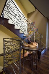 290+ Bilder av vackra alternativ för trappor till andra våningen i ett privat hus (trä, metall, betong)