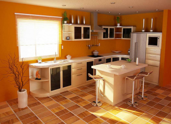 Линолеум в интериора - просто и оригинално решение като подова настилка. 220+ (Снимки) Най-добрите идеи за хол, кухня, спалня