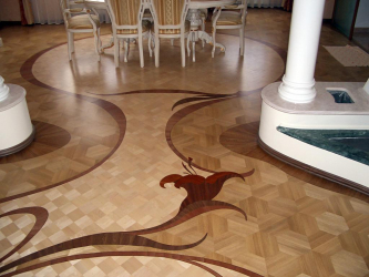 Linoleum in the interior - a simple and original solution as a floor covering. 220+ (Photos) Best IDEAS for living room, kitchen, bedroom