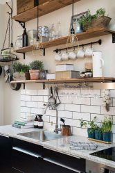 Tự trang trí nhà bếp: Làm thế nào để tiếp cận vấn đề một cách chuyên nghiệp? Ý tưởng ban đầu cho trang trí tường, tạp dề, trần nhà (hơn 200 hình ảnh)