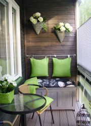Comment équiper un petit balcon dans un appartement: élégant, beau, pratique? 190+ (Photos) Intérieurs avec finition